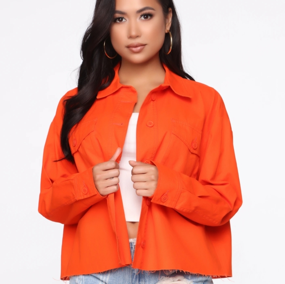 Fashion Nova crop jacket NWT